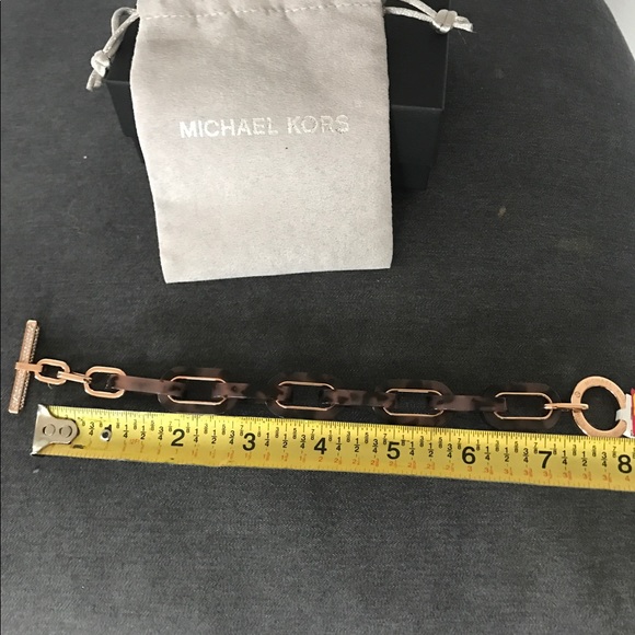 ‼️SOLD‼️Authentic MK tortoise rosegold bracelet - Picture 7 of 7